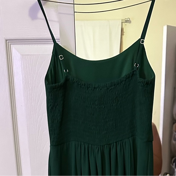 Green David’s Bridal Bridesmaids Dress - Picture 3 of 3